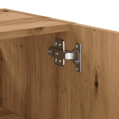 vidaXL Wall Cabinet Artisan Oak 60x31x60 cm Engineered Wood