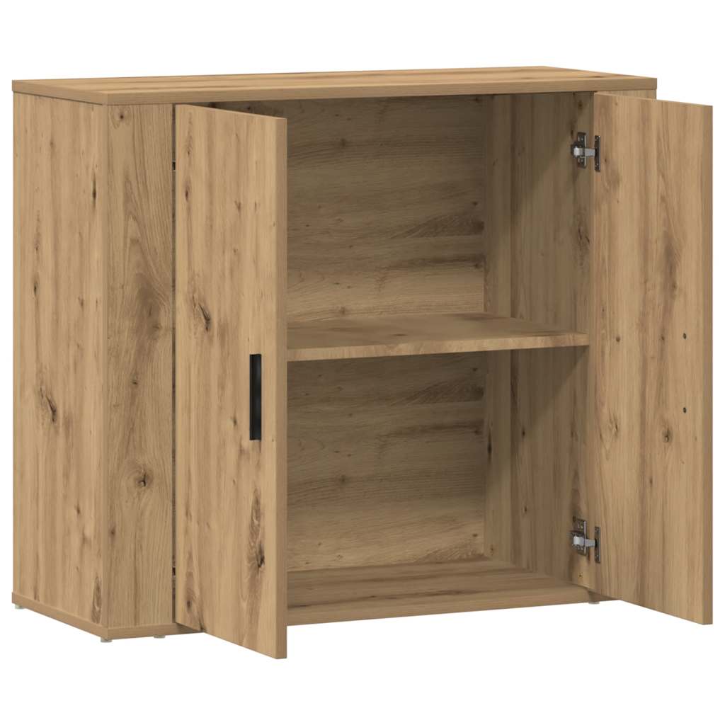 vidaXL Sideboard Artisian Oak 80x33x70 cm Engineered Wood