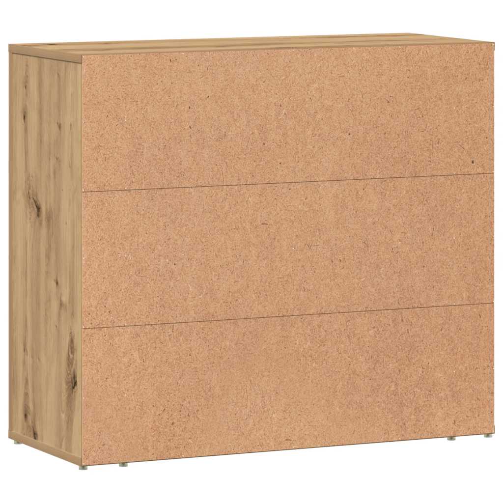 vidaXL Sideboard Artisian Oak 80x33x70 cm Engineered Wood