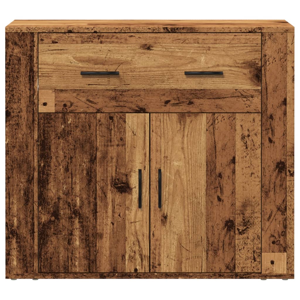 vidaXL Sideboard Old Wood 80x33x70 cm Engineered Wood