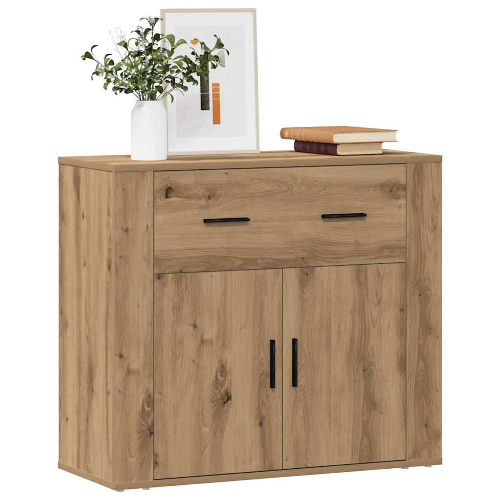 vidaXL Sideboard Artisian Oak 80x33x70 cm Engineered Wood