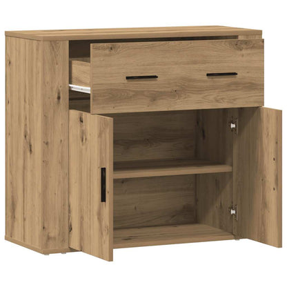 vidaXL Sideboard Artisian Oak 80x33x70 cm Engineered Wood