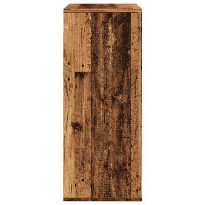 vidaXL Wall Cabinet Old Wood 80x33x80 cm Engineered Wood