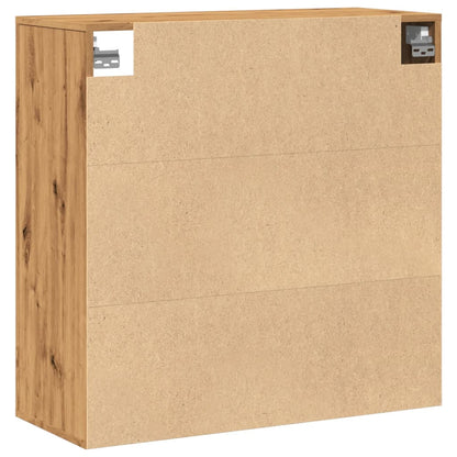 vidaXL Wall Cabinet Artisian Oak 80x33x80 cm Engineered Wood
