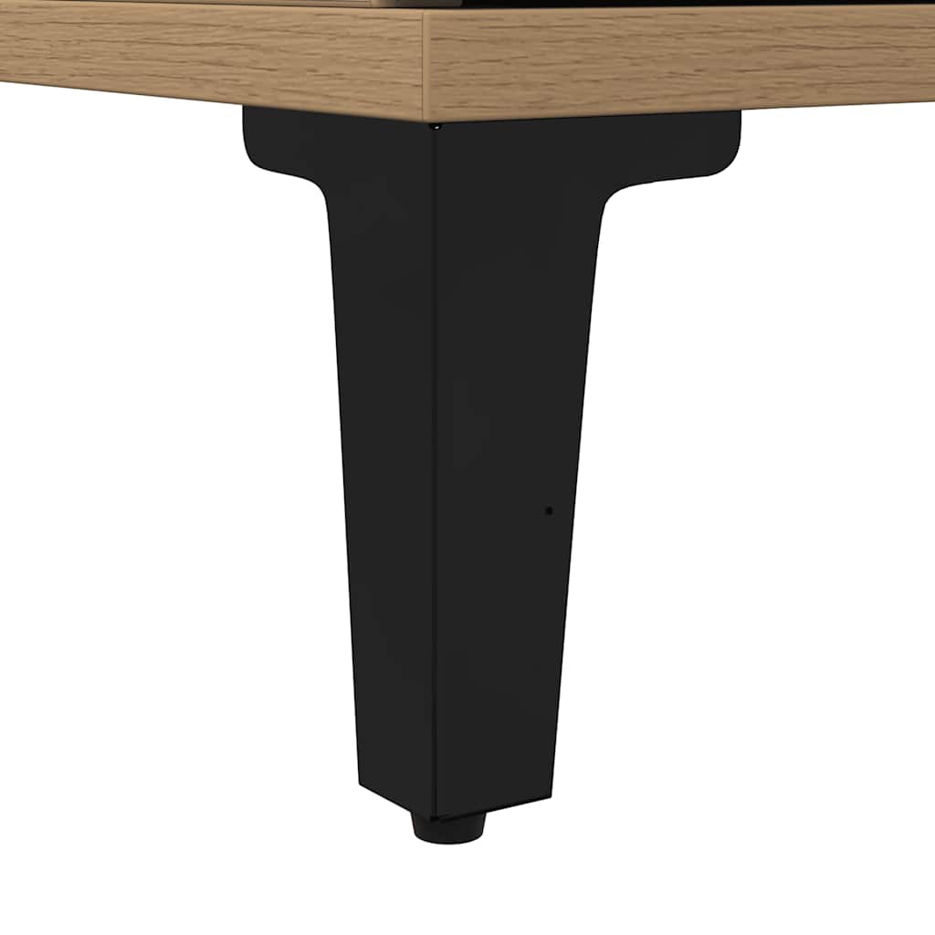 vidaXL Bathroom Cabinet Artisan Oak 30x30x190 cm Engineered Wood