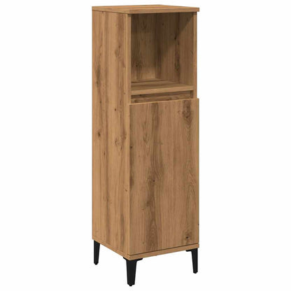 vidaXL Bathroom Cabinet Artisan Oak 30x30x100 cm Engineered Wood