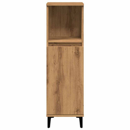 vidaXL Bathroom Cabinet Artisan Oak 30x30x100 cm Engineered Wood