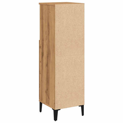 vidaXL Bathroom Cabinet Artisan Oak 30x30x100 cm Engineered Wood