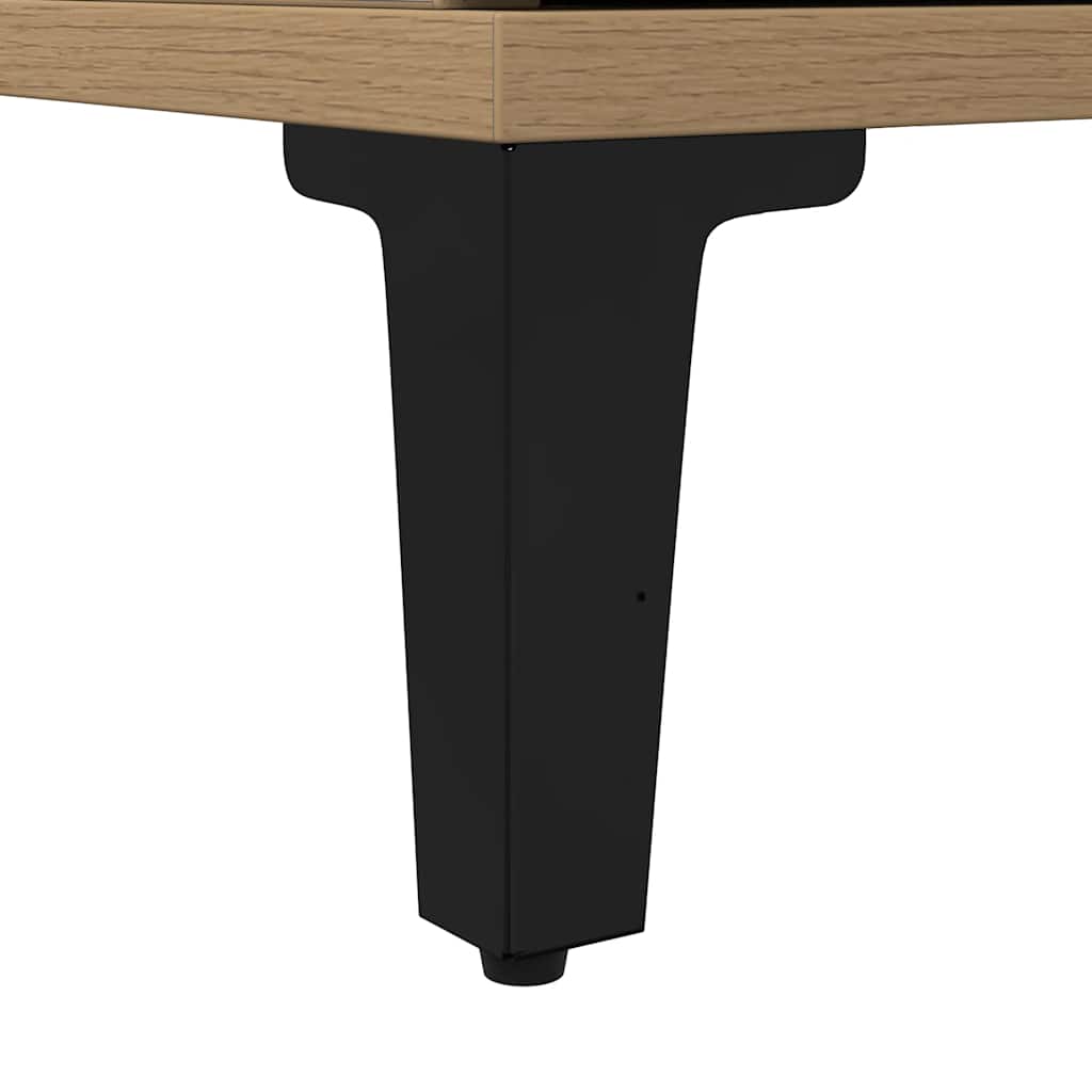 vidaXL Bathroom Cabinet Artisan Oak 30x30x100 cm Engineered Wood