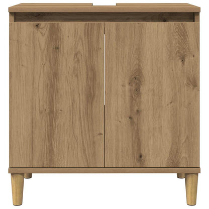 vidaXL Sink Cabinet Artisan Oak 58x33x60 cm Engineered Wood