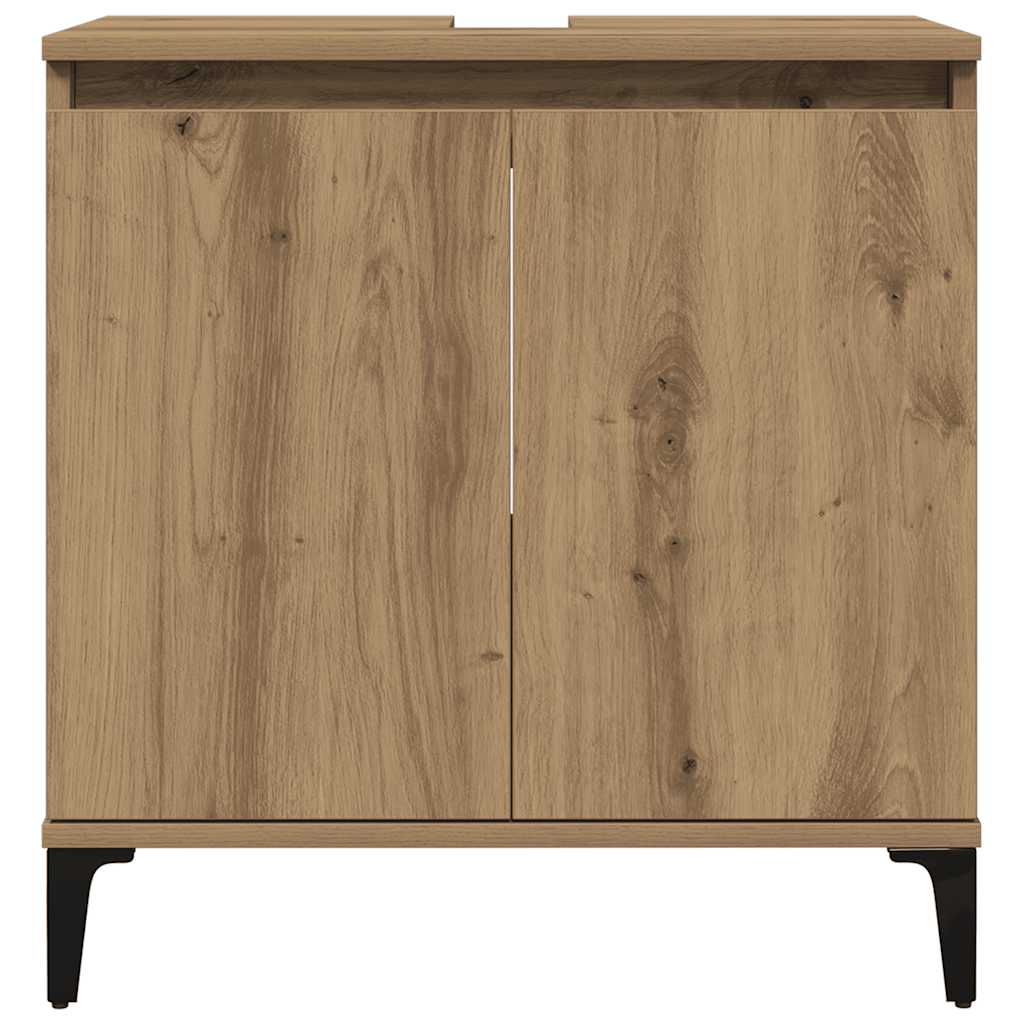 vidaXL Sink Cabinet Artisan Oak 58x33x60 cm Engineered Wood