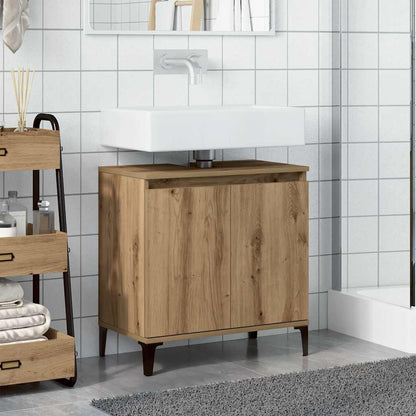 vidaXL Sink Cabinet Artisan Oak 58x33x60 cm Engineered Wood