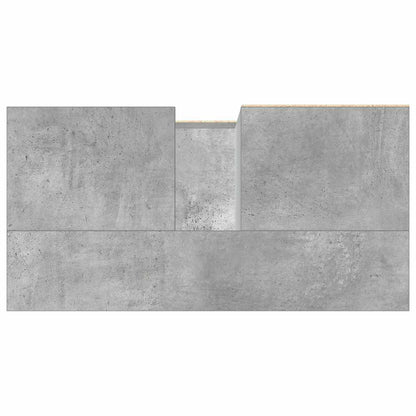 vidaXL Sink Cabinet Concrete Grey 65x33x60 cm Engineered Wood