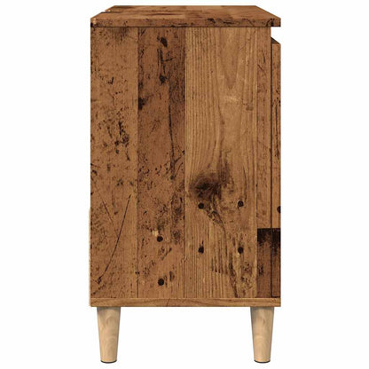 vidaXL Sink Cabinet Old Wood 65x33x60 cm Engineered Wood