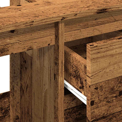 vidaXL Sink Cabinet Old Wood 65x33x60 cm Engineered Wood