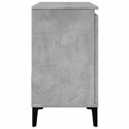 vidaXL Sink Cabinet Concrete Grey 65x33x60 cm Engineered Wood