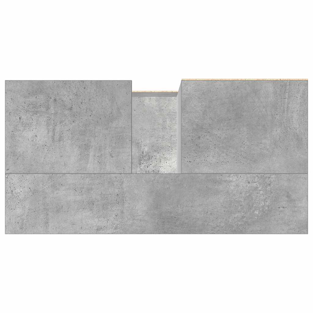 vidaXL Sink Cabinet Concrete Grey 65x33x60 cm Engineered Wood