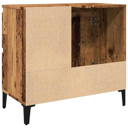 vidaXL Sink Cabinet Old Wood 65x33x60 cm Engineered Wood