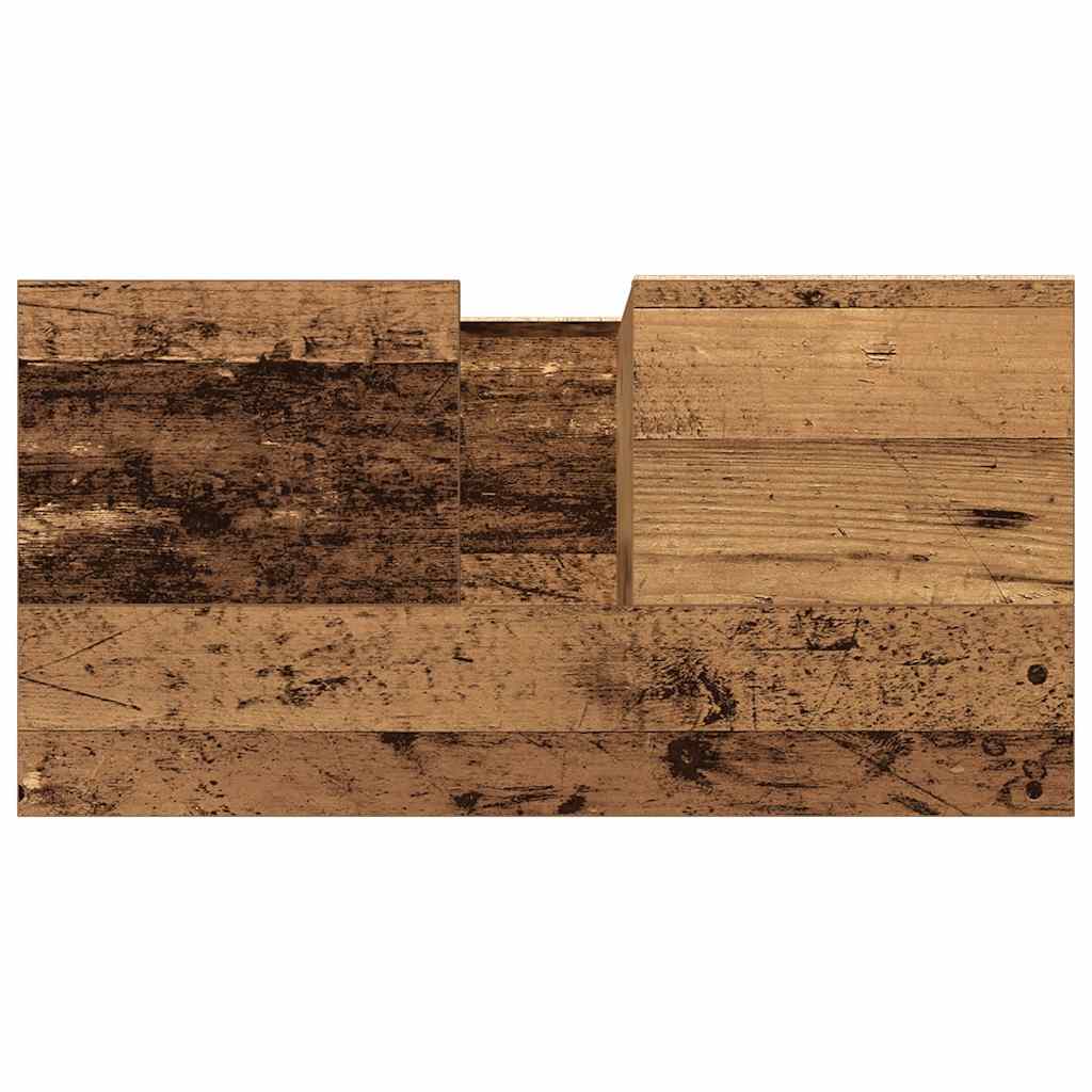 vidaXL Sink Cabinet Old Wood 65x33x60 cm Engineered Wood