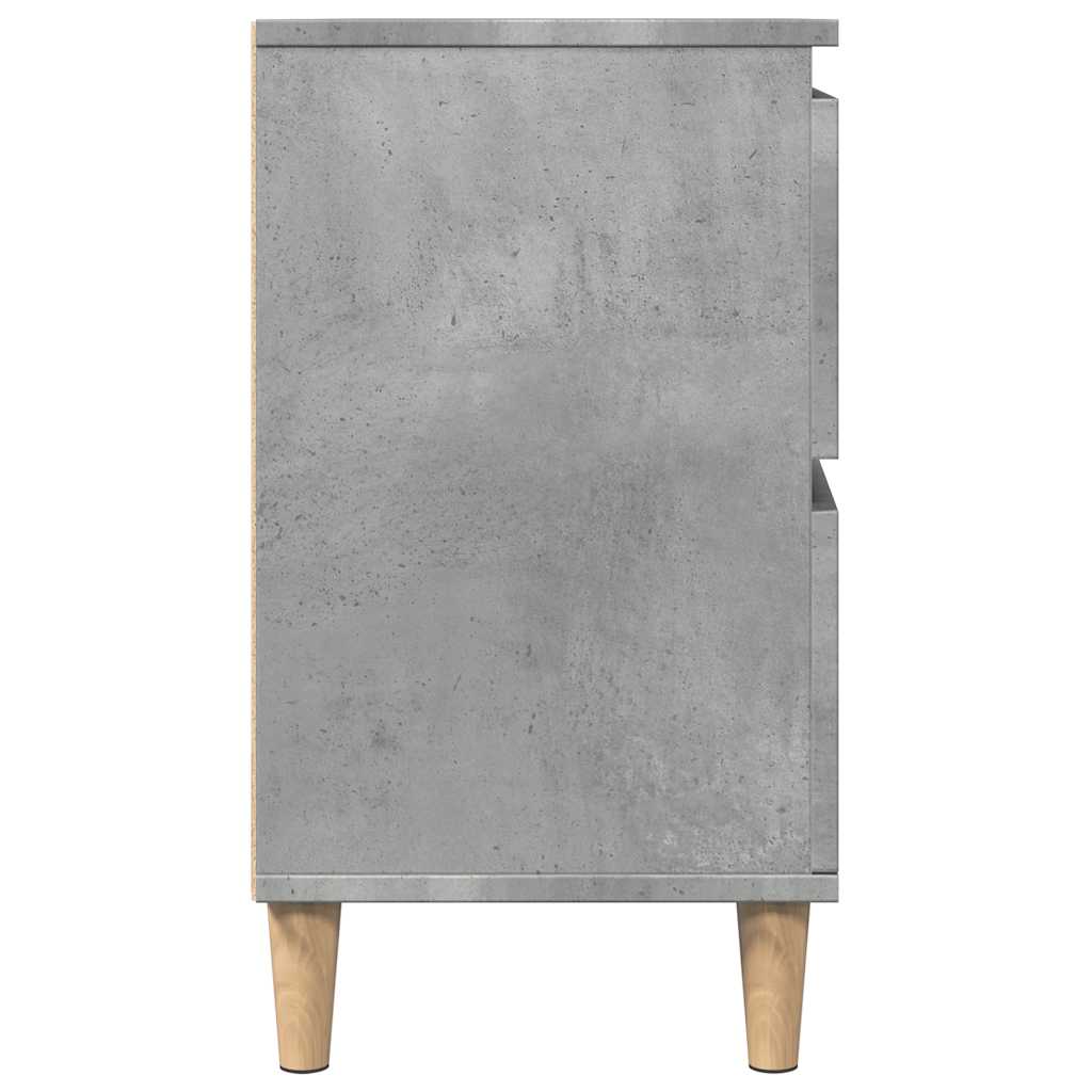 vidaXL Sink Cabinet Concrete Grey 80x33x60 cm Engineered Wood