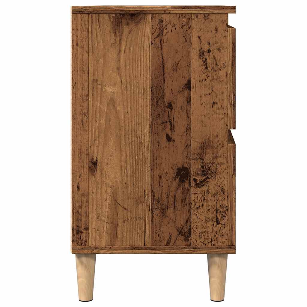 vidaXL Sink Cabinet Old Wood 80x33x60 cm Engineered Wood