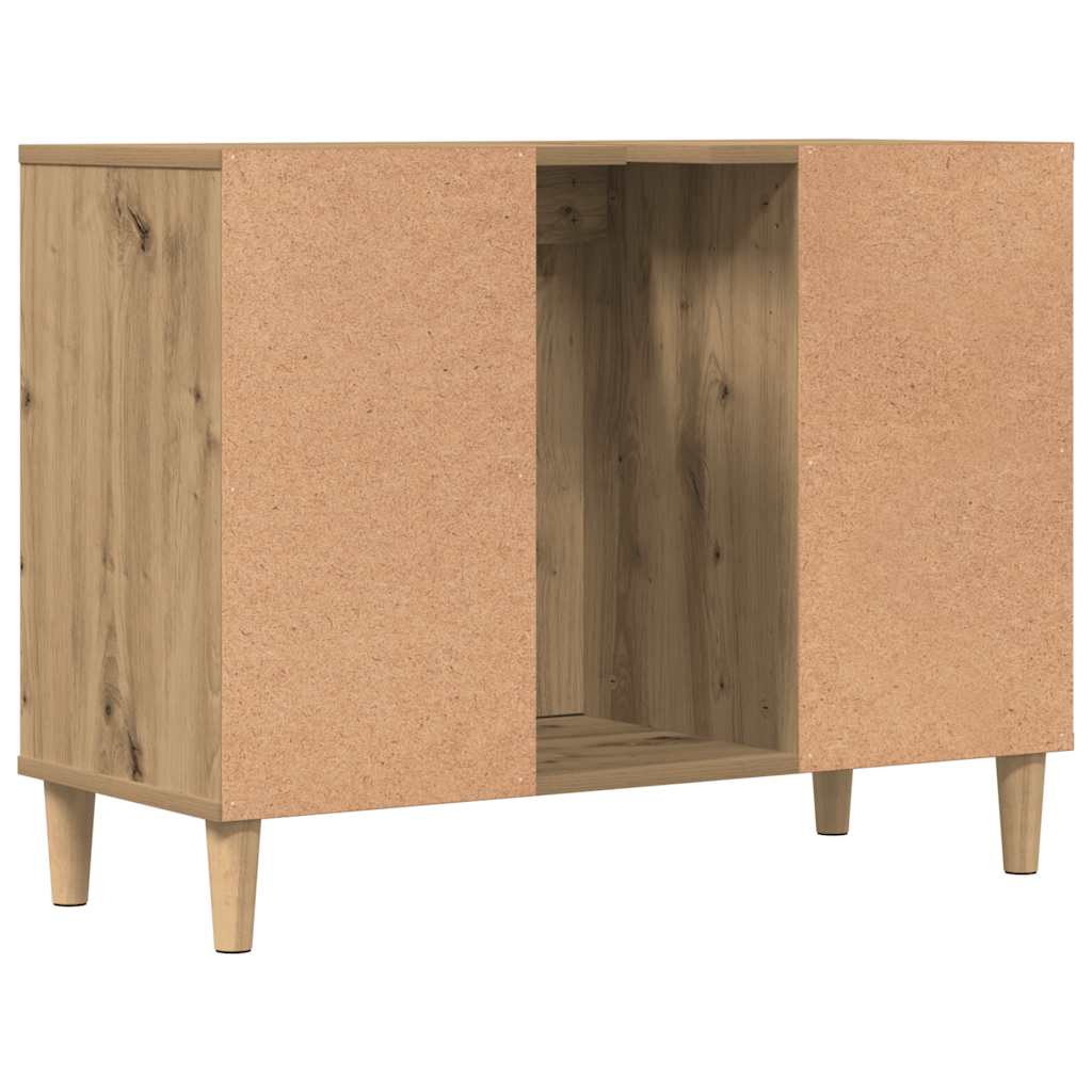 vidaXL Sink Cabinet Artisan Oak 80x33x60 cm Engineered Wood