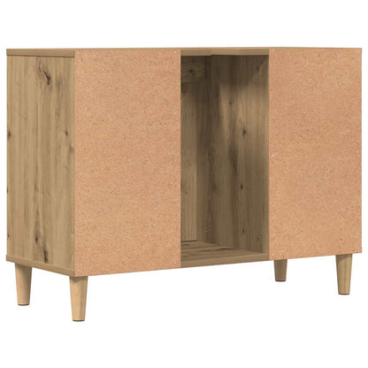 vidaXL Sink Cabinet Artisan Oak 80x33x60 cm Engineered Wood