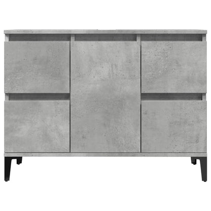 vidaXL Sink Cabinet Concrete Grey 80x33x60 cm Engineered Wood