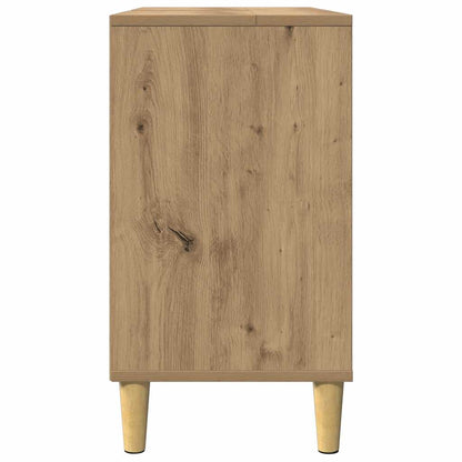 vidaXL Bathroom Cabinet Artisian Oak 80x33x60 cm Engineered Wood