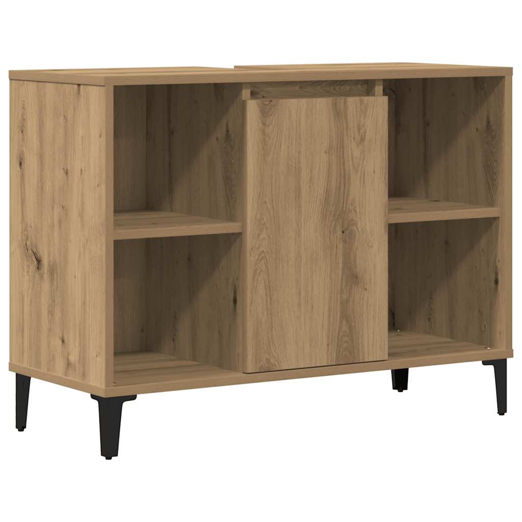 vidaXL Sink Cabinet Artisan Oak 80x33x60 cm Engineered Wood