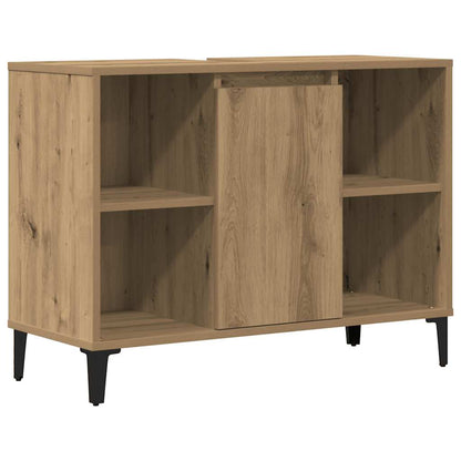 vidaXL Sink Cabinet Artisan Oak 80x33x60 cm Engineered Wood