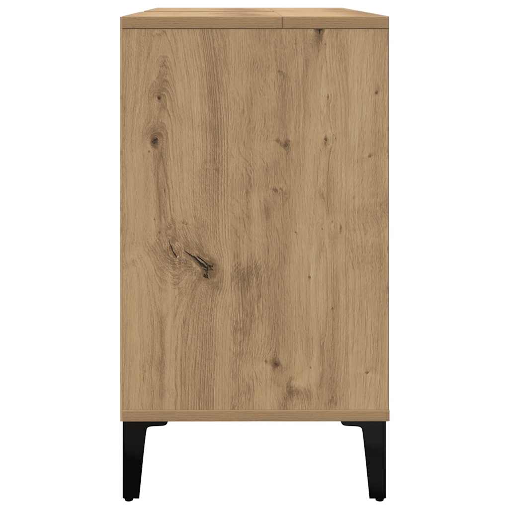 vidaXL Sink Cabinet Artisan Oak 80x33x60 cm Engineered Wood