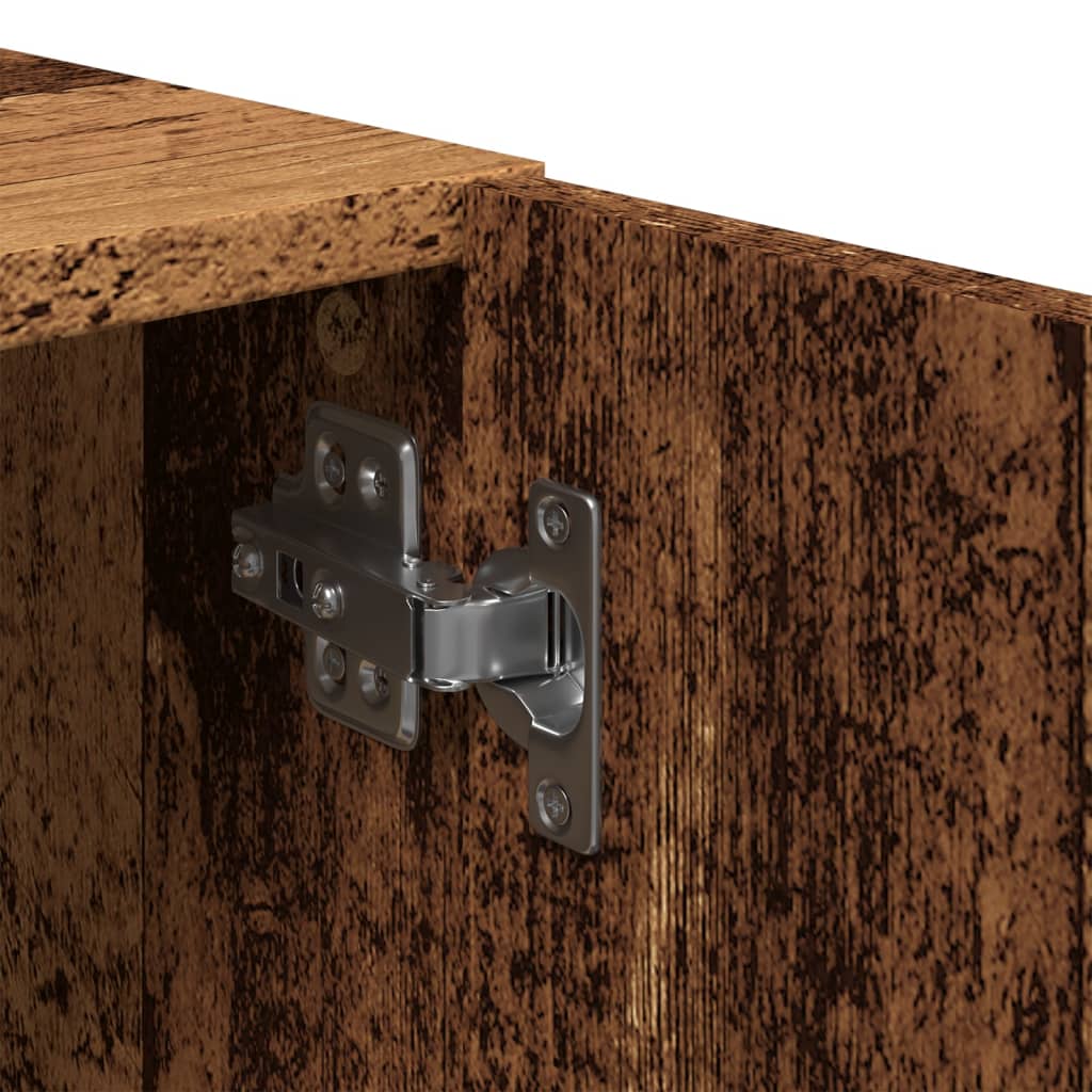 vidaXL TV Cabinet Old Wood 180x31.5x40 cm Engineered Wood