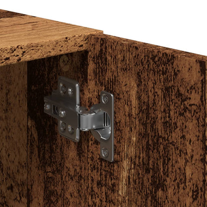vidaXL TV Cabinet Old Wood 180x31.5x40 cm Engineered Wood