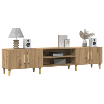 vidaXL TV Cabinet Artisan Oak 180x31,5x40 cm Engineered Wood