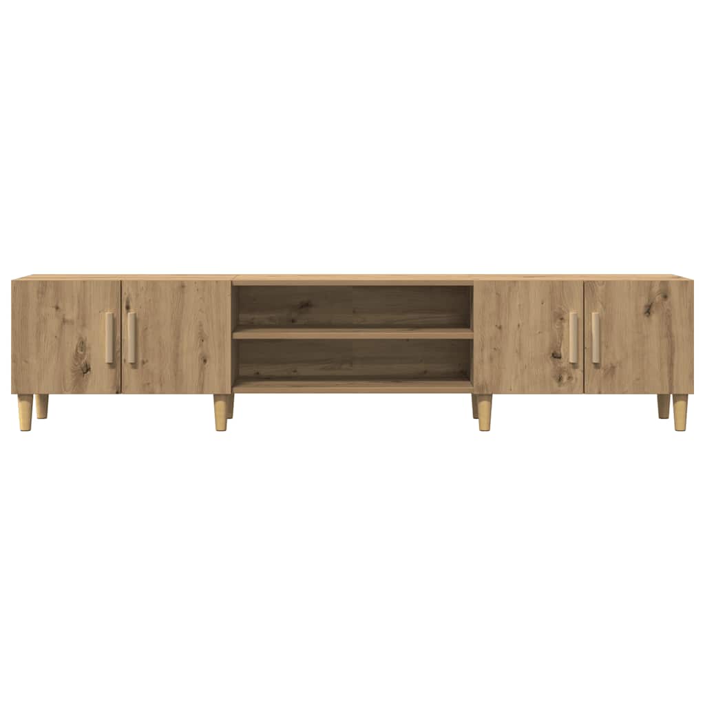vidaXL TV Cabinet Artisan Oak 180x31.5x40 cm Engineered Wood