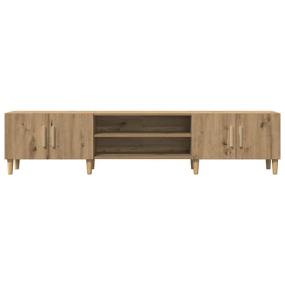 vidaXL TV Cabinet Artisan Oak 180x31.5x40 cm Engineered Wood