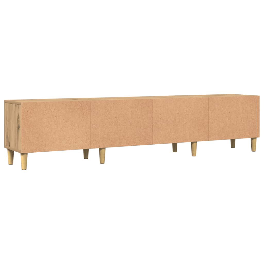 vidaXL TV Cabinet Artisan Oak 180x31.5x40 cm Engineered Wood