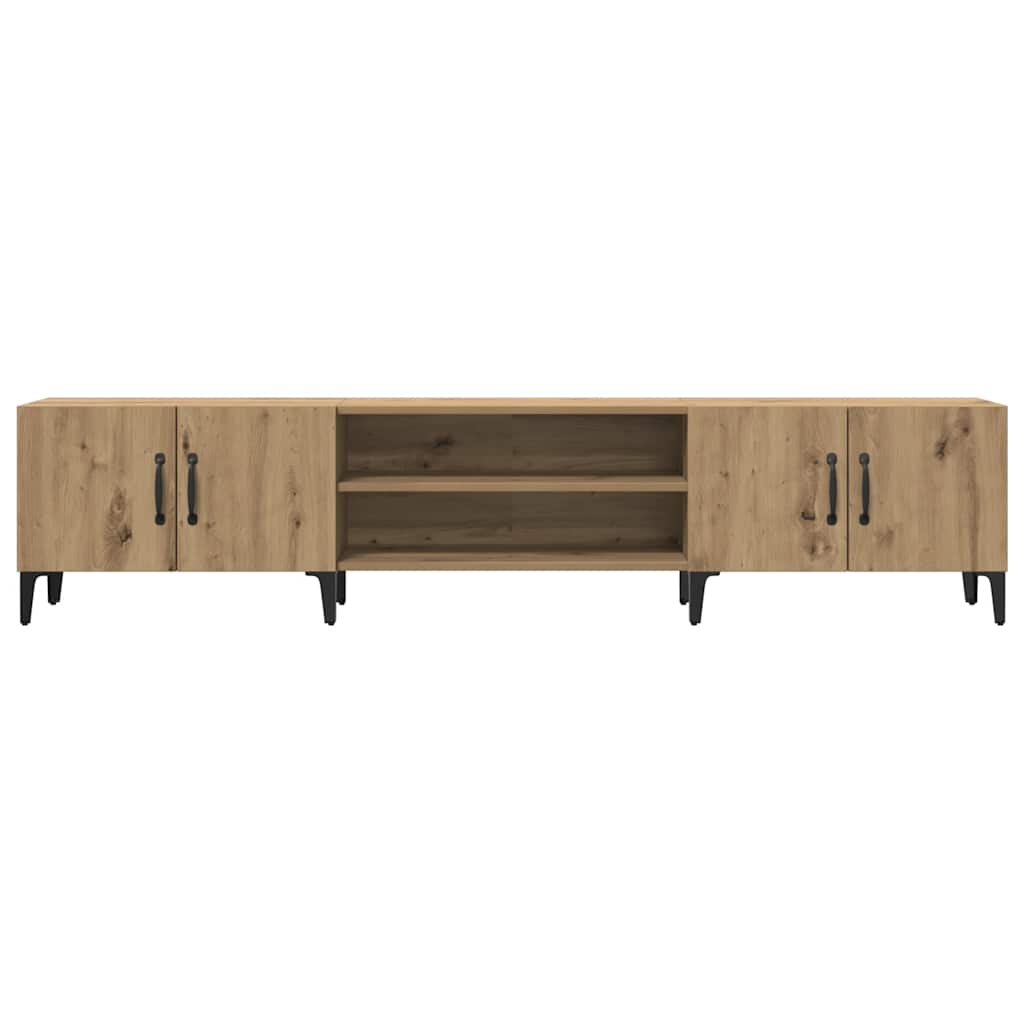 vidaXL TV Cabinet Artisian Oak 180x31.5x40 cm Engineered Wood
