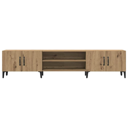 vidaXL TV Cabinet Artisian Oak 180x31.5x40 cm Engineered Wood