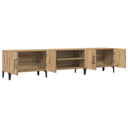 vidaXL TV Cabinet Artisian Oak 180x31.5x40 cm Engineered Wood