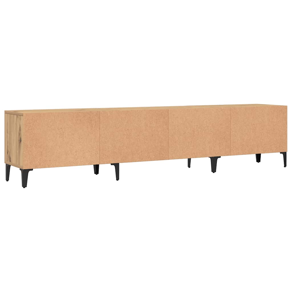 vidaXL TV Cabinet Artisian Oak 180x31.5x40 cm Engineered Wood