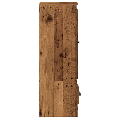 vidaXL Highboard Old Wood 36x35.5x103.5 cm Engineered Wood