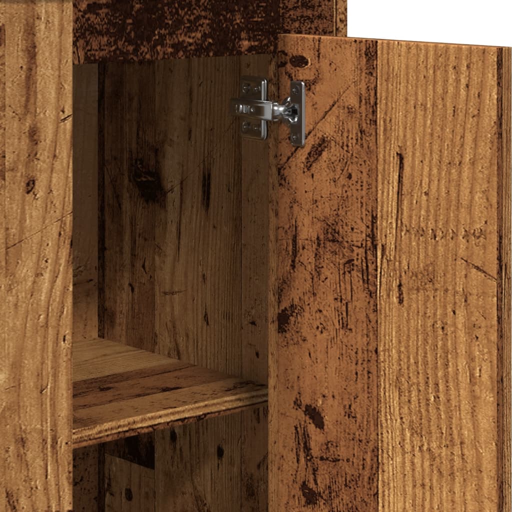 vidaXL Highboard Old Wood 36x35.5x103.5 cm Engineered Wood