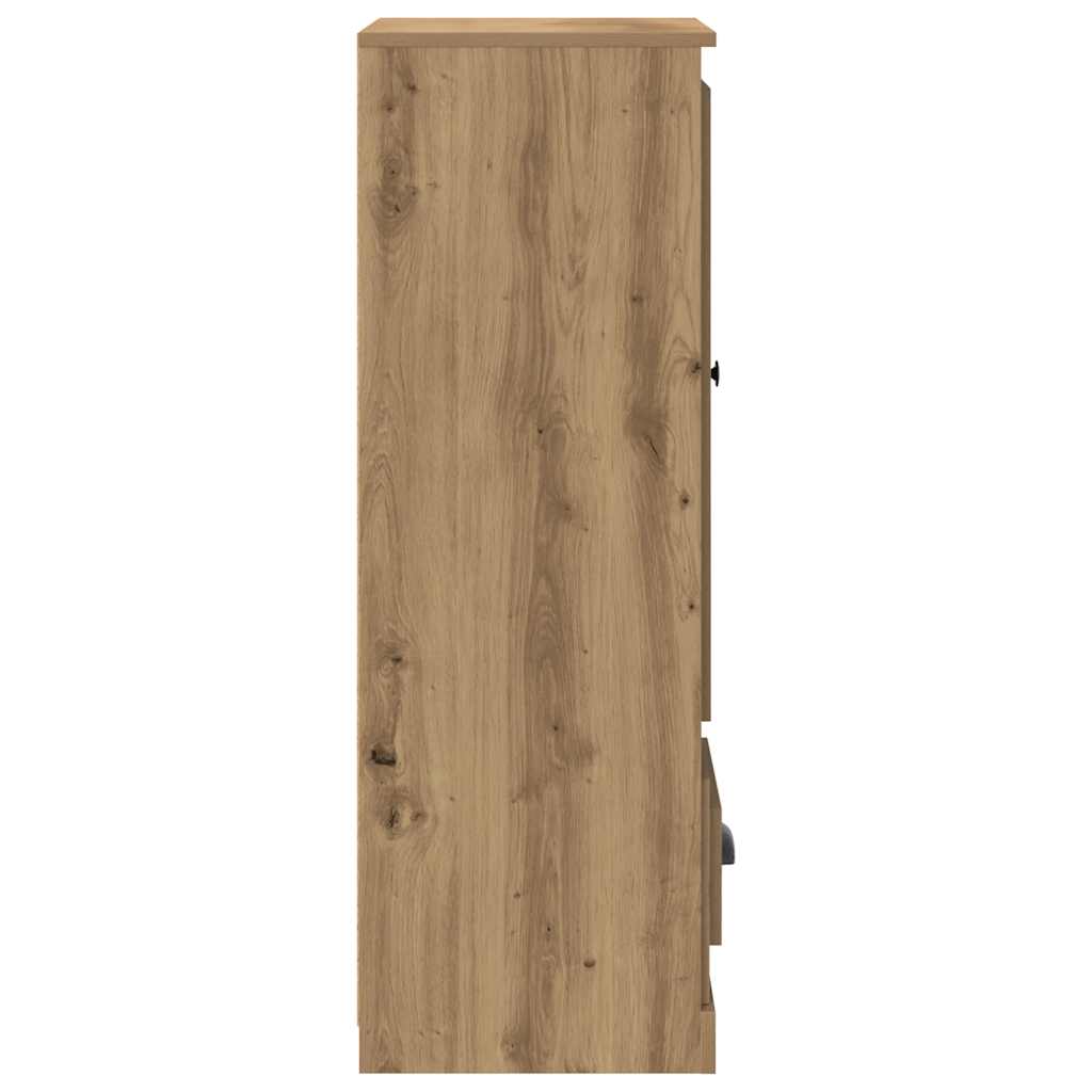 vidaXL Highboard Artisian Oak 36x35,5x103,5 cm Engineered Wood