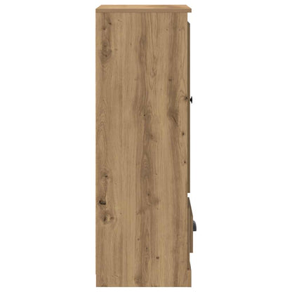 vidaXL Highboard Artisian Oak 36x35,5x103,5 cm Engineered Wood