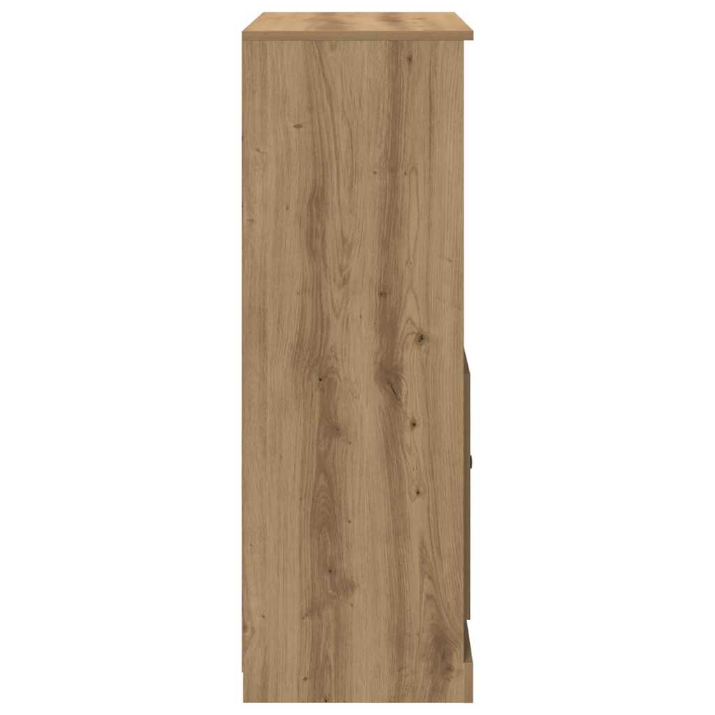 vidaXL Highboard Artisian Oak 60x35,5x103,5 cm Engineered Wood