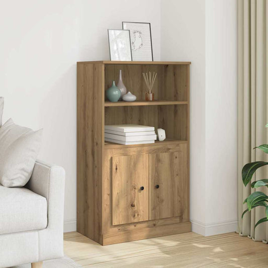 vidaXL Highboard Artisian Oak 60x35,5x103,5 cm Engineered Wood