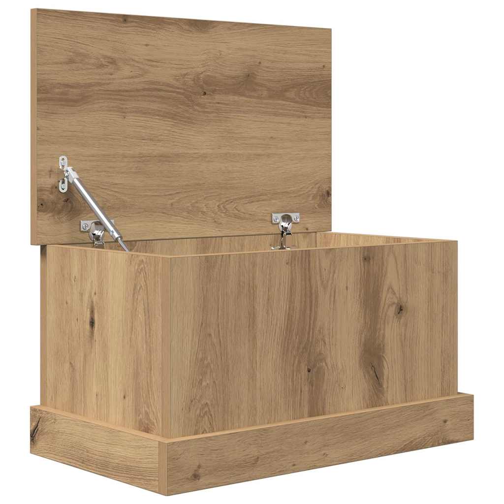 vidaXL Storage Box Artisan Oak 30x50x28 cm Engineered Wood