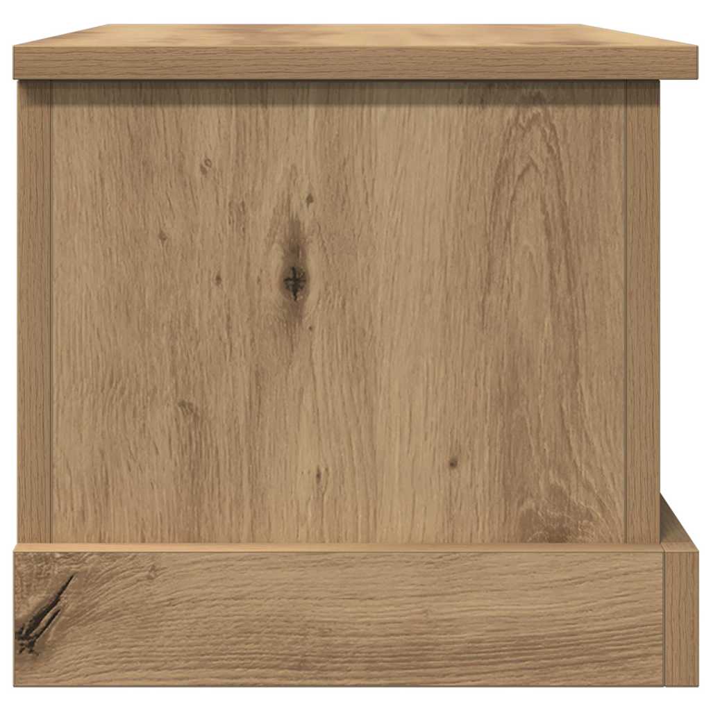 vidaXL Storage Box Artisan Oak 30x50x28 cm Engineered Wood